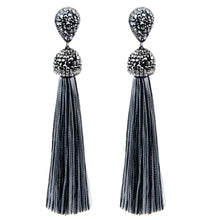 Load image into Gallery viewer, Handmade 12 Colors Long Tassel Earrings