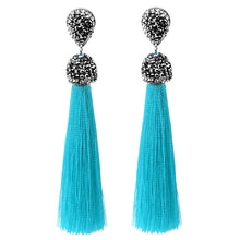 Load image into Gallery viewer, Handmade 12 Colors Long Tassel Earrings