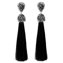 Load image into Gallery viewer, Handmade 12 Colors Long Tassel Earrings