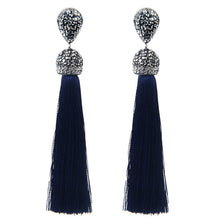 Load image into Gallery viewer, Handmade 12 Colors Long Tassel Earrings