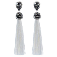 Load image into Gallery viewer, Handmade 12 Colors Long Tassel Earrings