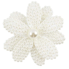 Load image into Gallery viewer, 2 Pcs/lot 3.5" White Rhinestone Bow For Girl Kids Cute Pearls Hair Bow