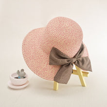 Load image into Gallery viewer, Women&#39;s Sun Hat Big Bow Wide Brim Floppy Summer Hats For Women