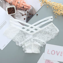 Load image into Gallery viewer, Sexy Panties Women Lace Low-rise Solid Sexy Briefs Female