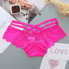 Load image into Gallery viewer, Sexy Panties Women Lace Low-rise Solid Sexy Briefs Female