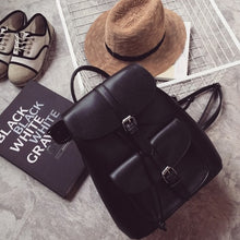 Load image into Gallery viewer, Miyahouse Trendy Female Drawstring PU Leather Backpacks