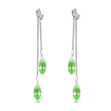 Load image into Gallery viewer, Elegant Water Drop Crystal Dangle Earrings For Women