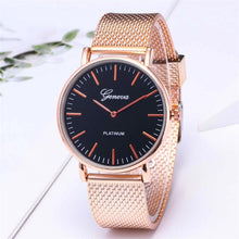 Load image into Gallery viewer, Women Watches Bayan Kol Saati Fashion Rose Gold Silver