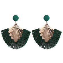 Load image into Gallery viewer, Tassel Earrings For Women Exaggerated Big Statement Fringed Earrings