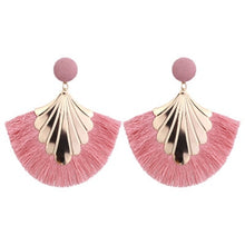 Load image into Gallery viewer, Tassel Earrings For Women Exaggerated Big Statement Fringed Earrings