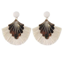 Load image into Gallery viewer, Tassel Earrings For Women Exaggerated Big Statement Fringed Earrings