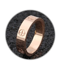 Load image into Gallery viewer, Rose Gold Stainless Steel Ring With Crystal For Woman