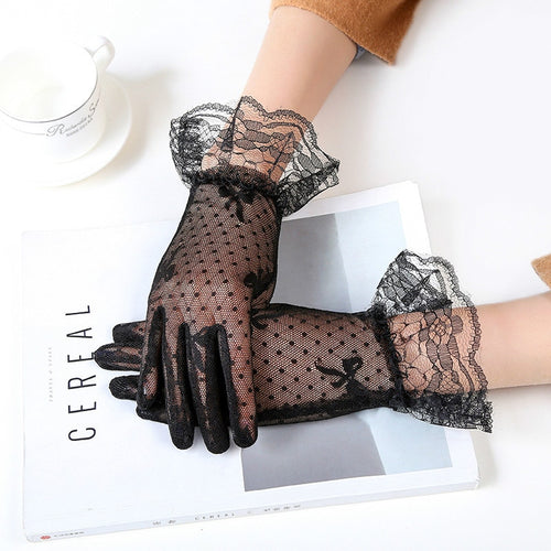 Sexy Women Lady Lace Gloves