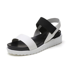 Load image into Gallery viewer, Women Sandals Summer Shoes Peep-toe Slip On Flat Sandals For Woman