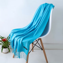 Load image into Gallery viewer, 2019 New Luxury Brand Women Cashmere Solid Scarf