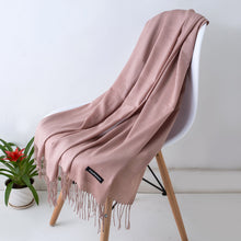 Load image into Gallery viewer, 2019 New Luxury Brand Women Cashmere Solid Scarf