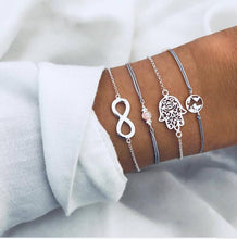 Load image into Gallery viewer, Turtle Heart Pearl Wave LOVE Crystal Marble Charm Bracelets for Women