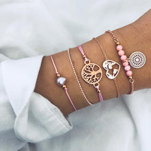 Load image into Gallery viewer, Turtle Heart Pearl Wave LOVE Crystal Marble Charm Bracelets for Women