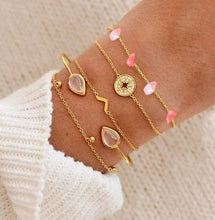 Load image into Gallery viewer, Turtle Heart Pearl Wave LOVE Crystal Marble Charm Bracelets for Women