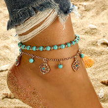 Load image into Gallery viewer, Simple Heart Female Anklets Barefoot Crochet Sandals Foot Jewelry