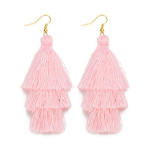 Load image into Gallery viewer, Layered Bohemian Fringed Cheap Statement Tassel Earrings For Women