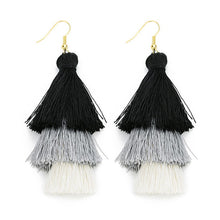 Load image into Gallery viewer, Layered Bohemian Fringed Cheap Statement Tassel Earrings For Women