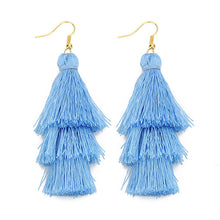 Load image into Gallery viewer, Layered Bohemian Fringed Cheap Statement Tassel Earrings For Women