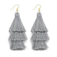 Load image into Gallery viewer, Layered Bohemian Fringed Cheap Statement Tassel Earrings For Women