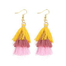 Load image into Gallery viewer, Layered Bohemian Fringed Cheap Statement Tassel Earrings For Women