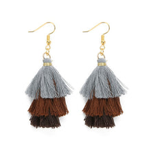 Load image into Gallery viewer, Layered Bohemian Fringed Cheap Statement Tassel Earrings For Women