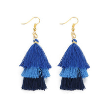 Load image into Gallery viewer, Layered Bohemian Fringed Cheap Statement Tassel Earrings For Women