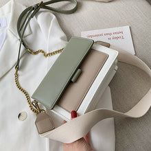 Load image into Gallery viewer, Contrast color Leather Crossbody Bags For Women 2019
