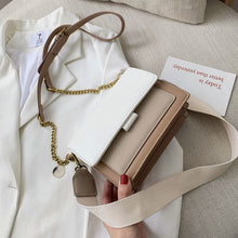 Load image into Gallery viewer, Contrast color Leather Crossbody Bags For Women 2019