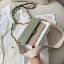 Load image into Gallery viewer, Contrast color Leather Crossbody Bags For Women 2019