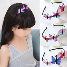 Load image into Gallery viewer, Hot Butterfly Girls Hair Band Kids Gifts Fairy Princess Headband