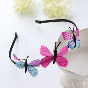 Hot Butterfly Girls Hair Band Kids Gifts Fairy Princess Headband