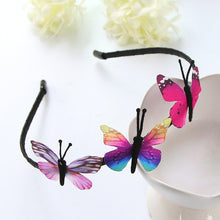 Load image into Gallery viewer, Hot Butterfly Girls Hair Band Kids Gifts Fairy Princess Headband