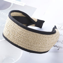 Load image into Gallery viewer, Summer Straw Weaving Knotted Headband for Women
