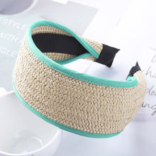 Load image into Gallery viewer, Summer Straw Weaving Knotted Headband for Women