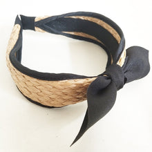Load image into Gallery viewer, Summer Straw Weaving Knotted Headband for Women