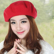 Load image into Gallery viewer, Women&#39;s Girl&#39;s Beret French Artist Warm Wool Winter