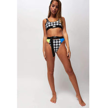 Load image into Gallery viewer, Plaid Bikinis 2019 Buckle High Waist Women
