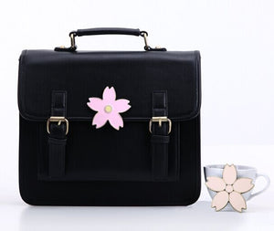 Handbags lady working briefcase pure color