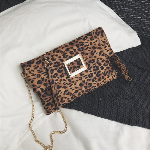 Burminsa Leopard Print Envelope Clutch Bags 2019