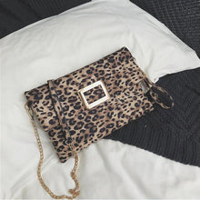 Load image into Gallery viewer, Burminsa Leopard Print Envelope Clutch Bags 2019