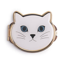 Load image into Gallery viewer, Metal Cat Compact Pocket Mirror For Woman Double Sided Folding Mirror 1 Piece