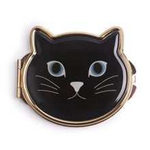 Load image into Gallery viewer, Metal Cat Compact Pocket Mirror For Woman Double Sided Folding Mirror 1 Piece