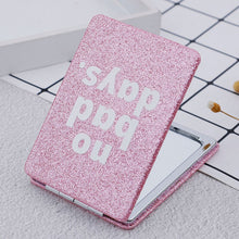 Load image into Gallery viewer, Pink Portable Square Double Side Folding Mini Compact